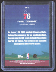2025-26 Topps - 8-Bit Ballers Holo Foil Paul George 8B-7 Basketball Philadelphia 76ers