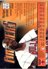 Michael Jordan Finest - Refractors 39 NM (Back)