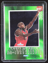 1996-97 E-X2000 Chris Webber 80 Basketball Washington Bullets