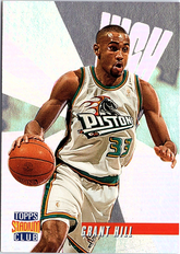 1996-97 Stadium Club - High Risers Grant Hill HR7 Basketball Detroit Pistons