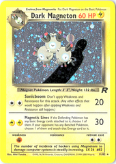 Dark Magneton (11) Holo Rare Team Rocket 11/82 LP