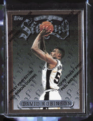 1996-97 Finest David Robinson 60 Basketball San Antonio Spurs