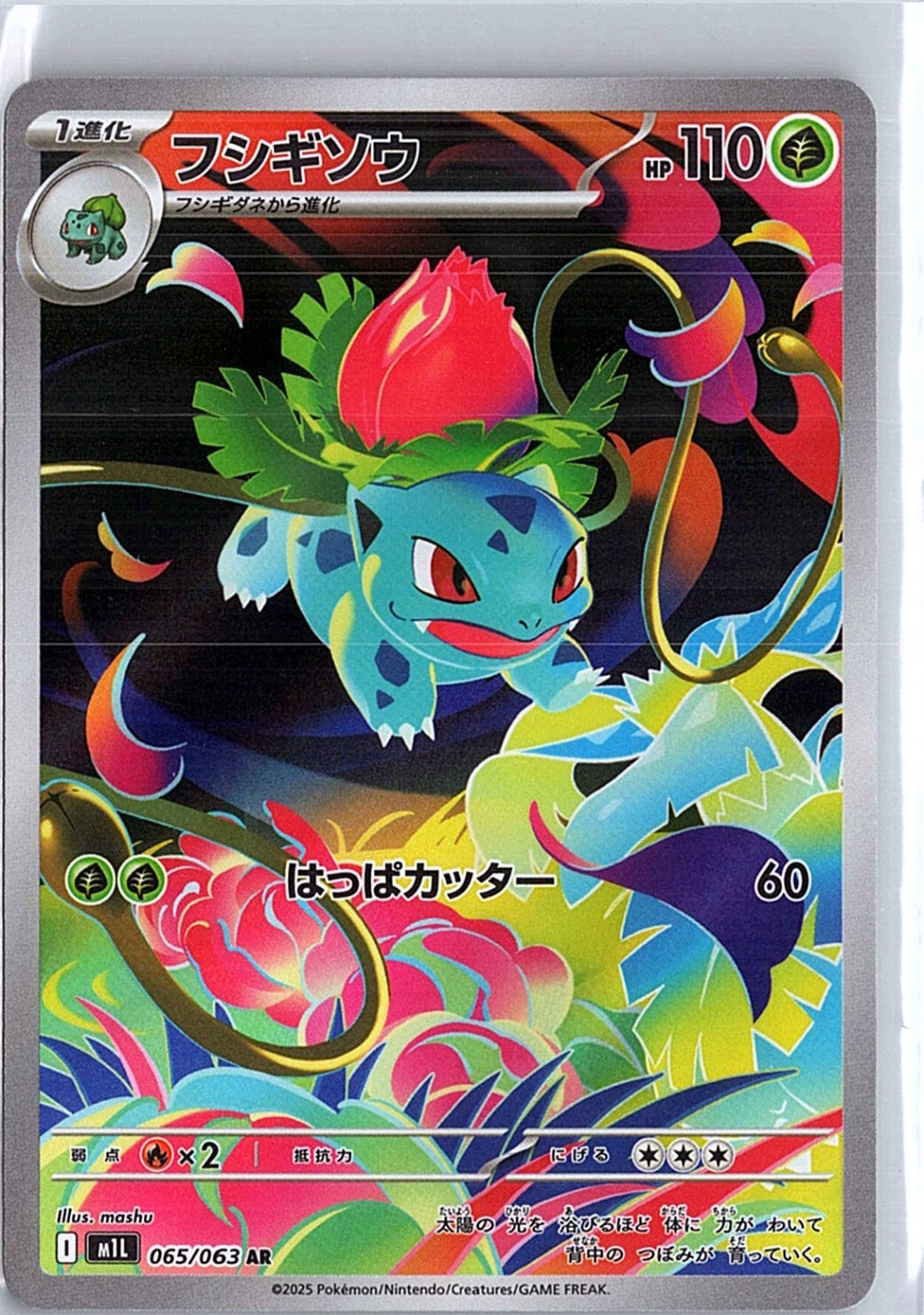 Ivysaur Art Rare m1L: Mega Brave 065/063 NM Japanese
