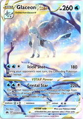 Glaceon VSTAR Ultra Rare SWSH: Crown Zenith: Galarian Gallery GG40/GG70 NM