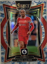 Virgil van Dijk Panini Select Premier League - Winter Camo 44 NM