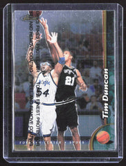 1998-99 Finest Tim Duncan 190 Basketball San Antonio Spurs