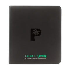 Palms off Collector's Series 12 Pocket Zip Trading Card Binder - BLACK