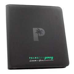 Palms off Collector's Series 12 Pocket Zip Trading Card Binder - BLACK