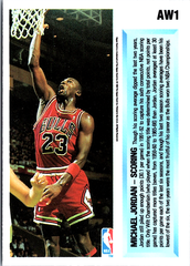 Michael Jordan Upper Deck - Award Winner Holograms AW1 NM (Back)