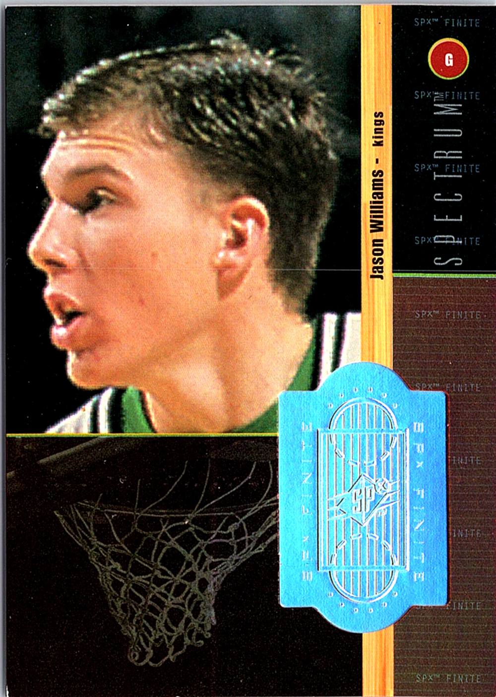 Jason Williams Upper Deck - 1998-99 SPx Finite Rookie Update Spectrum 217 LP