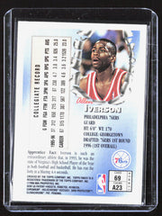 1996-97 Finest Allen Iverson 69 Basketball Philadelphia 76ers