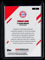 Lennart Karl Topps Chrome Bundesliga - Aqua Refractor 82 NM