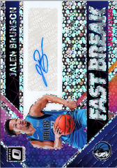 Jalen Brunson Donruss Optic - Fast Break Signatures FB-JBR NM