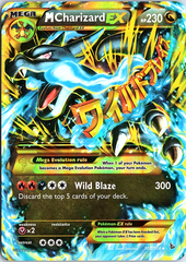 M Charizard EX (X) (Secret) Secret Rare XY - Flashfire 108/106 NM