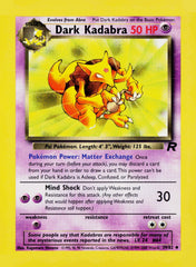 Dark Kadabra Unlimited Team Rocket 39/82 LP