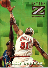 1996-97 SkyBox Z-Force - Swat Team Dennis Rodman ST8 Chicago Bulls
