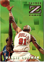1996-97 SkyBox Z-Force - Swat Team Dennis Rodman ST8 Chicago Bulls