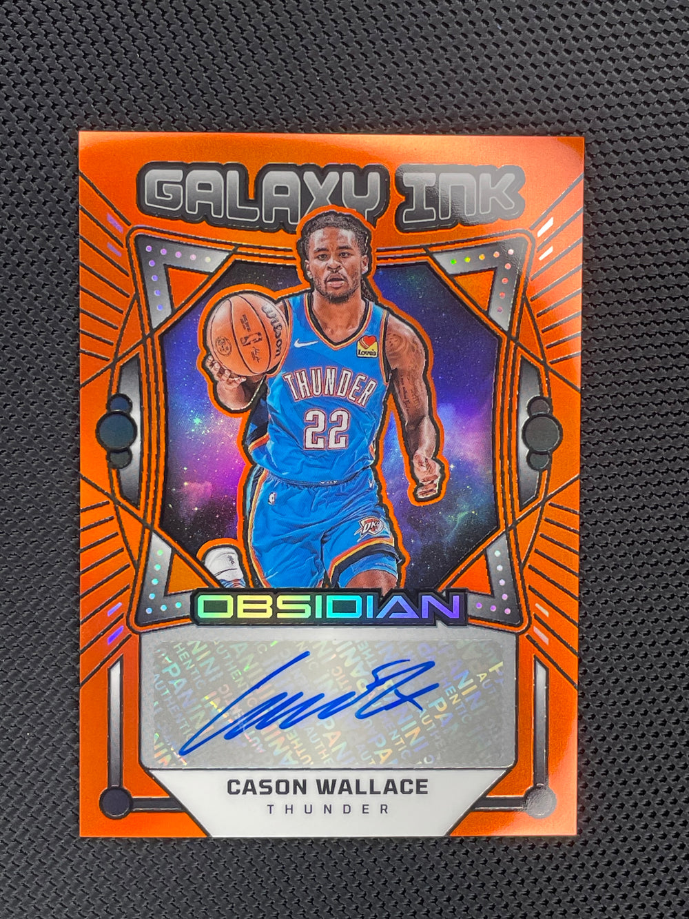 2024-25 Obsidian Cason Wallace Galaxy Ink Auto /99