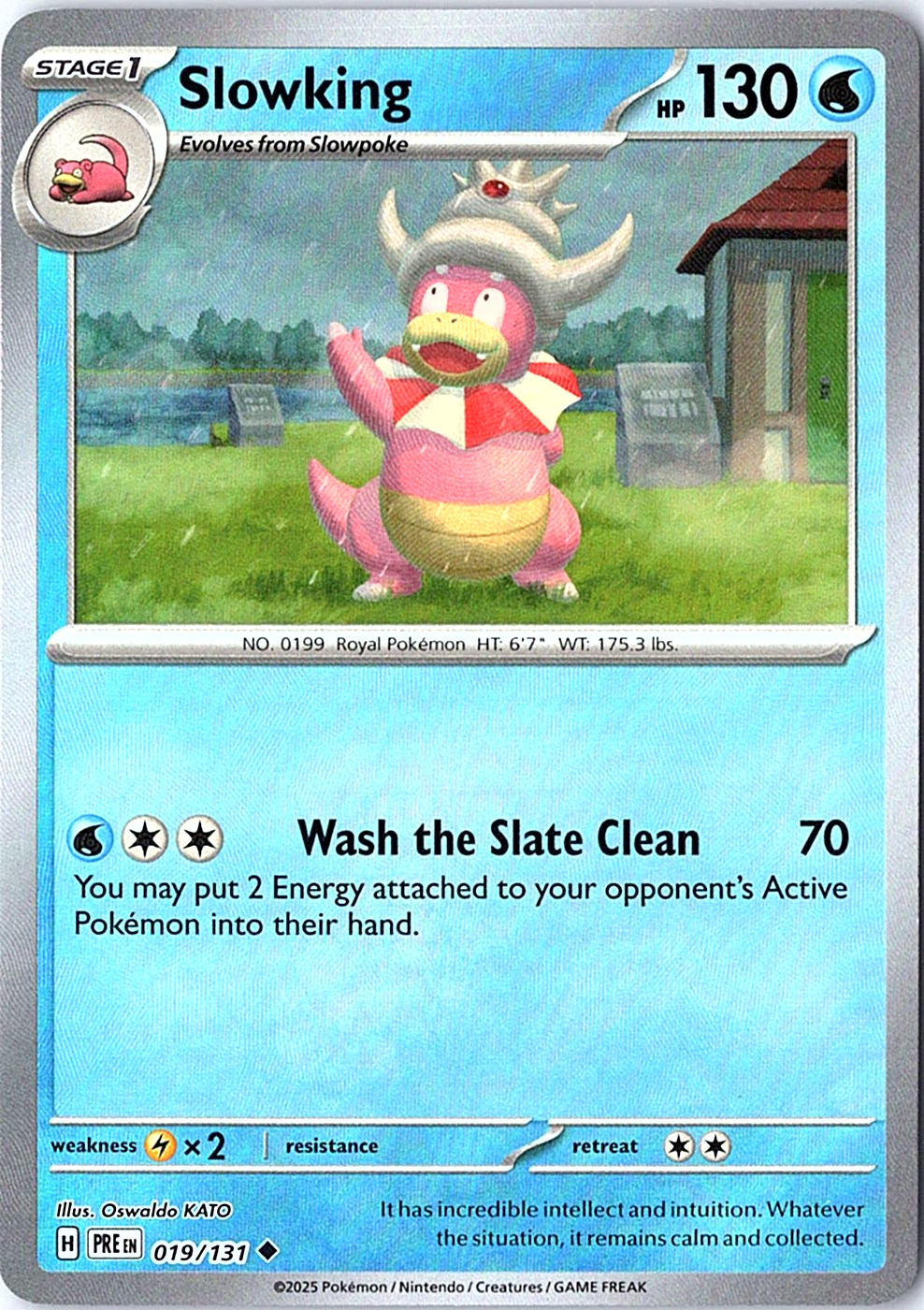 Slowking (Master Ball Pattern) Uncommon SV: Prismatic Evolutions 019/131 NM