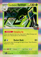 Team Rocket's Spidops ASC 019/217 Holo NM