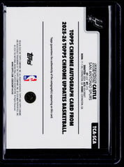 Stephon Castle Topps Chrome Update - Chrome Autographs TCA-SCA NM
