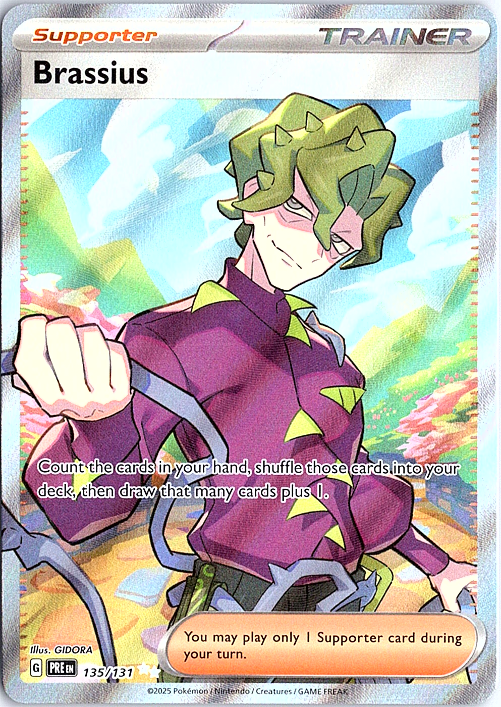 Brassius Ultra Rare SV: Prismatic Evolutions 135/131 NM