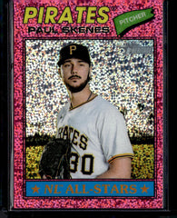 Paul Skenes Chrome Pink Sparkle Refractors NM
