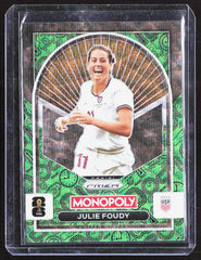 2026 Panini Prizm Monopoly FIFA WC Four Corners Green Wave Prizms Julie Foudy