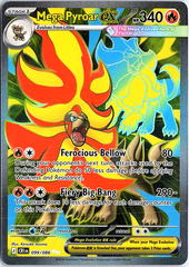 Mega Pyroar ex Ultra Rare ME04: Chaos Rising 099/086 NM