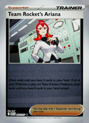 Team Rocket's Ariana ASC Reverse Holo NM