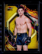 Mike Malott Topps Finest UFC - Yellow Glitter Refractors 154 NM