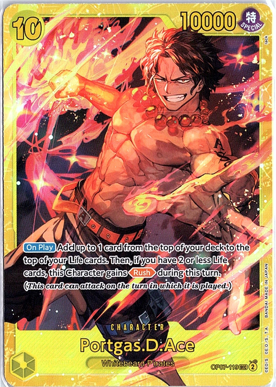 Portgas.D.Ace - OP07-119 Premium Booster -The Best- Vol. 2 One Piece