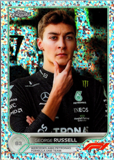 George Russell Topps Chrome Formula 1 - Mini Diamonds Refractor 18 NM