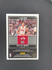 2024-25 Obsidian Kel'el Ware Unbrakable Patch /99 UMWRE (Back)