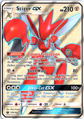 Scizor GX (Full Art) Ultra Rare SM - Celestial Storm 158/168 NM