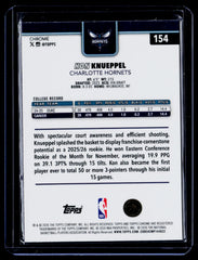 Kon Knueppel Topps Chrome Update 154 NM