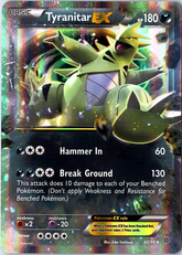 Tyranitar EX Ultra Rare XY - Ancient Origins 42/98 NM