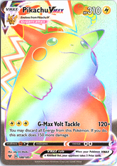 Pikachu VMAX (Secret) Secret Rare SWSH04: Vivid Voltage 188/185 NM
