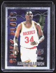 1995-96 Topps - Spark Plugs Hakeem Olajuwon SP7 Basketball Houston Rockets