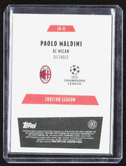 2025-26 Topps Chrome UEFA Club Competitions - Last Dance Paolo Maldini LD-11