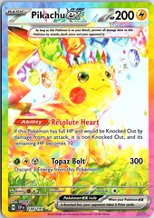 Pikachu ex Special Illustration Rare SV08: Surging Sparks 238/191 NM