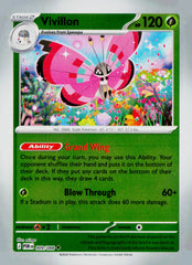 Vivillon POR 009/088 Reverse Holo NM