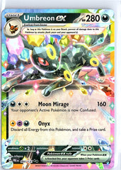 Umbreon ex Double Rare: Prismatic Evolutions 060/131 NM