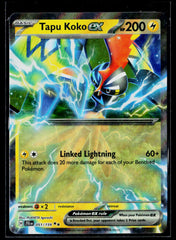 Tapu Koko ex JTG 051/159 Holo NM