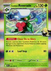 Cynthia's Roserade DRI 008/182 Holo NM