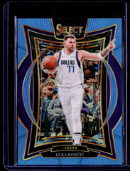 Luka Doncic Panini Select - Light Blue Prizm 56 NM