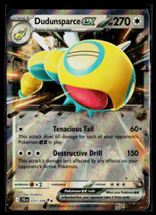 Dudunsparce ex JTG 121/159 Holo NM