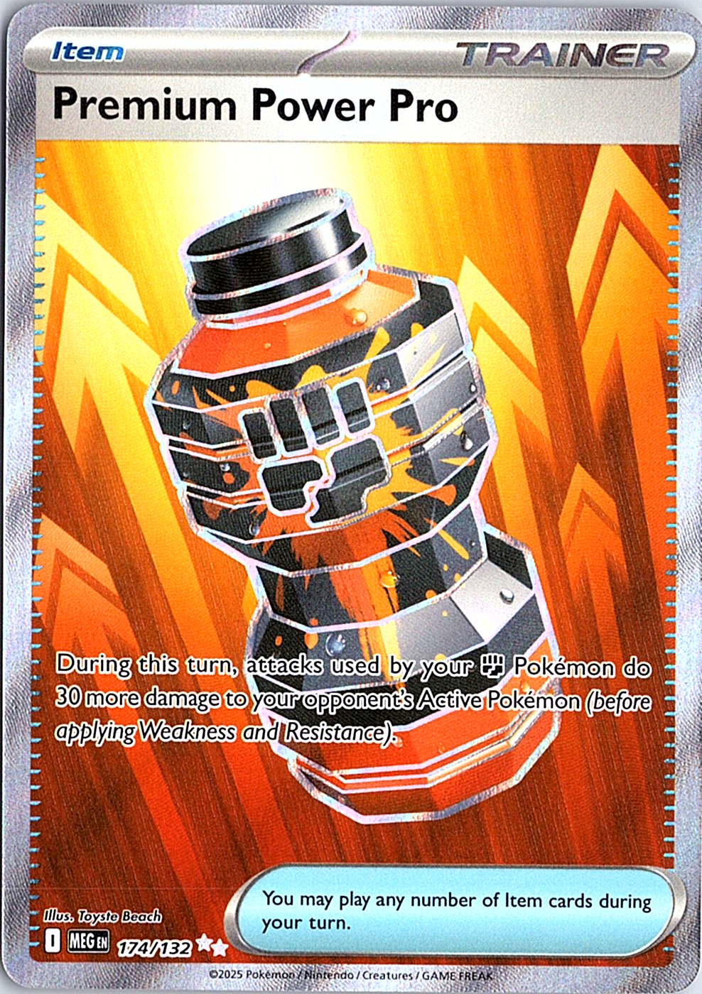 Premium Power Pro Ultra Rare ME01: Mega Evolution 174/132 NM