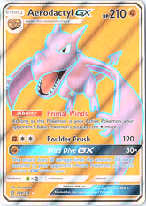 Aerodactyl GX (Full Art) Ultra Rare SM - Unified Minds 224/236 NM