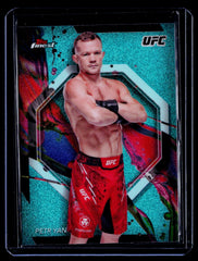 Petr Yan Topps Finest UFC - Aqua Glitter Refractors 46 NM